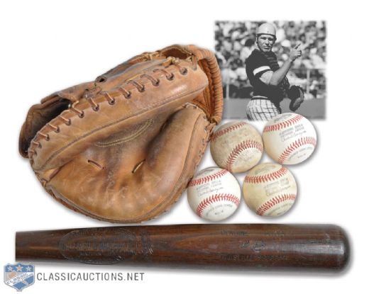 Ed Otts Late-1970s Pittsburgh Pirates Game-Used Bat and Glove