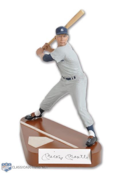Mickey Mantle 1994 Autographed Limited-Edition Salvino Statue in Original Box