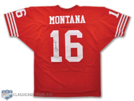 Joe Montana San Francisco 49ers Signed Jersey