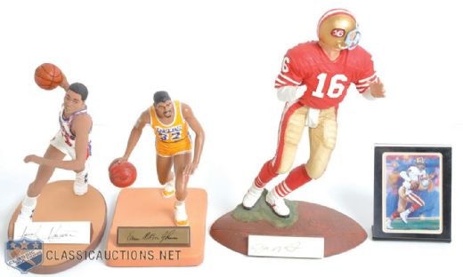 Multi-Sports Gartlan Figurine and Autographed Limited Edition Figurine  Collection of 4
