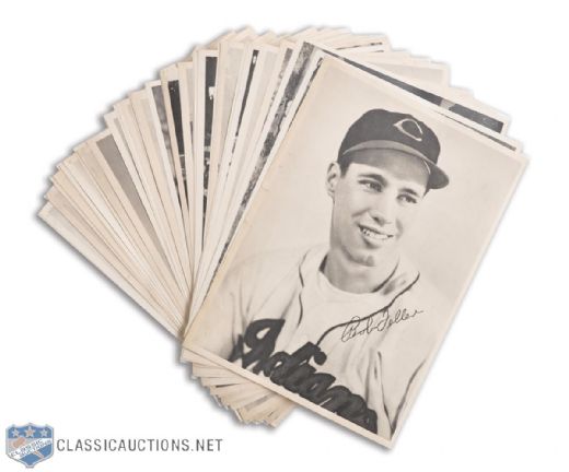 1948-1950 Cleveland Indians Player Picture Collection of 49