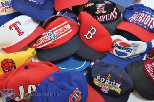 NHL, MLB, NBA, NFL and Other Sports Cap Collection