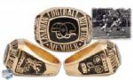 Tommy Joe Coffeys Canadian Football Hall of Fame Induction Ring