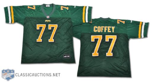 Tommy Joe Coffeys Edmonton Eskimos Wall of Honour Ceremony Jersey