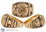George Brancatos 1970 Ottawa Rough Riders 10K Gold and Diamond Team Ring