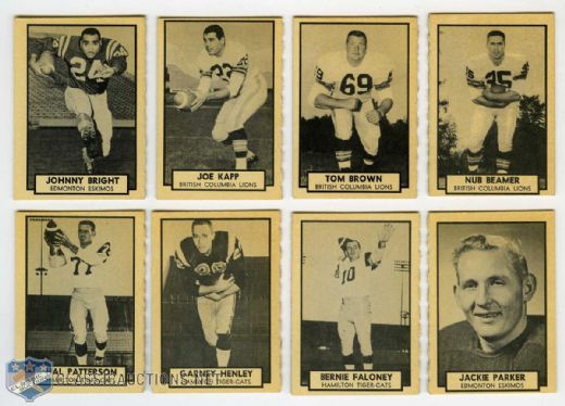 1962 Topps CFL Complete 169-Card Set