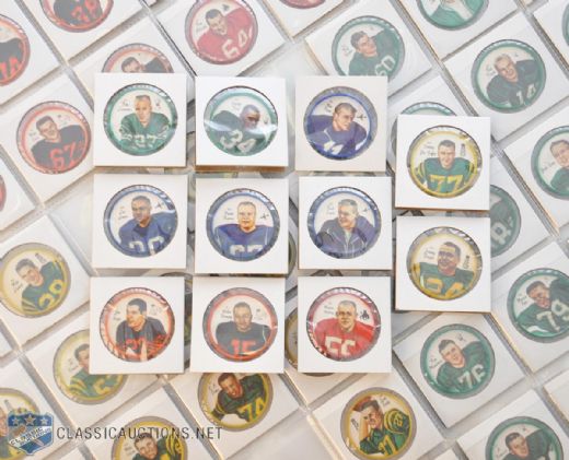 Scarce 1964 Nalleys CFL Complete Coin Set of 100