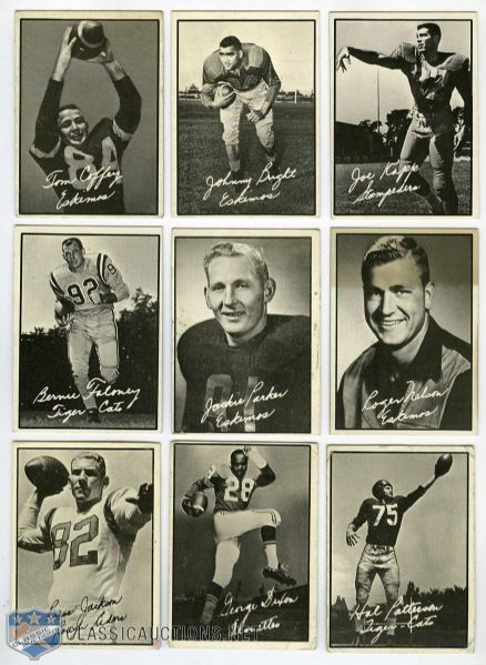 1961 Topps CFL Collection of 133
