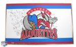 Montreal Alouettes 2000 Framed Team-Signed Flag With 47 Autographs