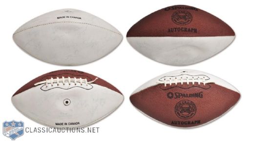 1983 Montreal Concordes Team-Signed Football by 32