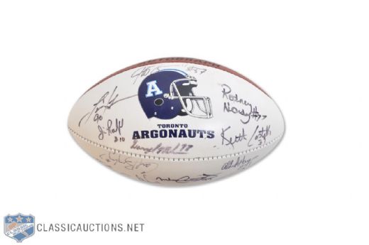Toronto Argonauts Early-1990s Team-Signed Football by 22 