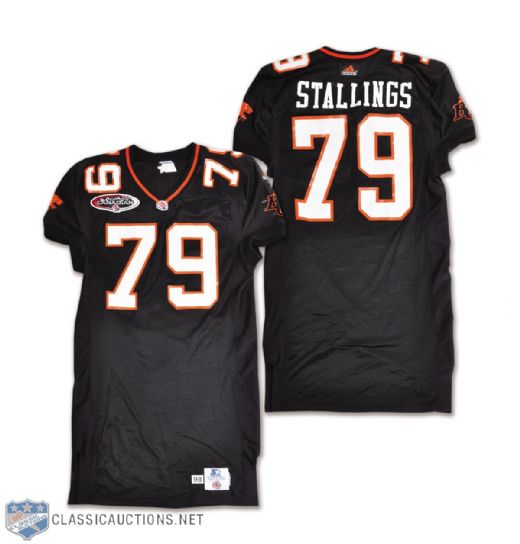 Ramondo Stallings 2000 British Columbia Lions Game-Worn Jersey 
