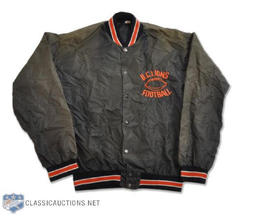 Vintage 1970s British Columbia Lions Team Windbreaker 