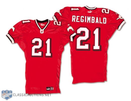 Scott Regimbalds 2003 Calgary Stampeders Game-Worn Jersey