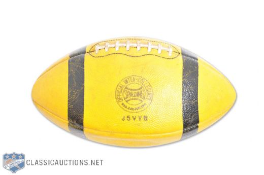 Edmonton Eskimos Related 1950s Game/Practice Balls w/Autographs