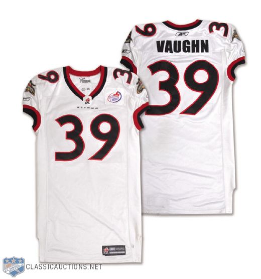 Gerald Vaughns 2002 Ottawa Renegades Inaugural Season Game-Worn Jersey  
