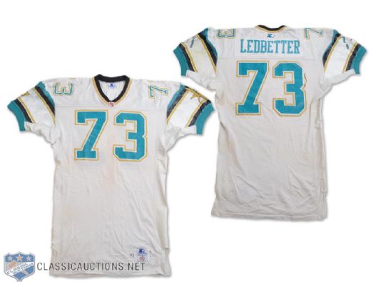 Mark Ledbetters 1993 CFL Sacramento Gold Miners Inaugural Season Game-Worn Jersey