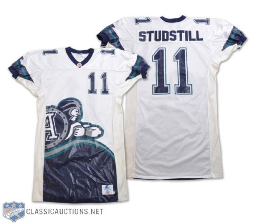 Darren Studstills Mid-1990s Toronto Argonauts Worn Jersey