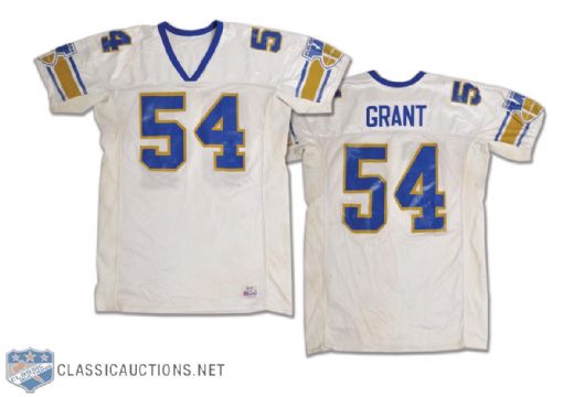 Steve Grants Early-1990s Winnipeg Blue Bombers Game-Worn Jersey