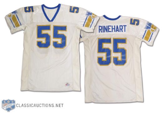Jerome Rineharts 1990-92 Winnipeg Blue Bombers Game-Worn Jersey