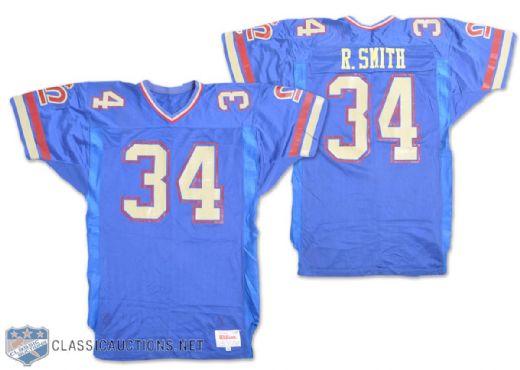 Roland Smiths 1992 WLAF London Monarchs Game-Worn Jersey