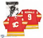 Lanny McDonalds 1981-82 Calgary Flames Game-Worn Jersey - His First Flames Jersey!