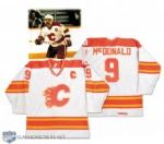 Lanny McDonalds 1986-87 Calgary Flames Game-Worn Captains Jersey
