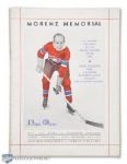1937 Howie Morenz Memorial Game Program (12" x 9")