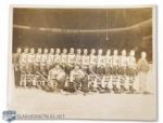 Tommy Bells 1937-38 New York Americans Team Photo (11" x 14")