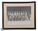 New York Americans 1933-34 Framed Team Photo (15" x 18")