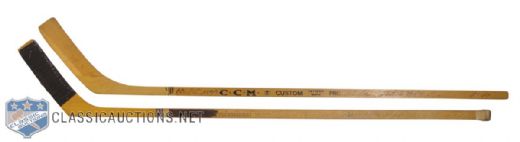 New York Rangers 1960-61 and 1967-68 Team-Signed Sticks