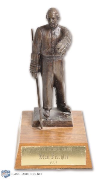 Stan Fischlers 2007 Lester Patrick Award Trophy (11")