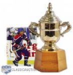 Petr Klimas 1989-90 Edmonton Oilers Clarence Campbell Bowl Trophy (11")