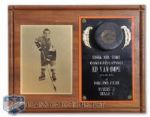 Ed Van Impes 1973 Philadelphia Flyers 500th NHL Game Presentation Plaque