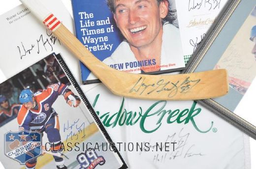 Dennis Polonichs Collection of Wayne Gretzky Signed Memorabilia