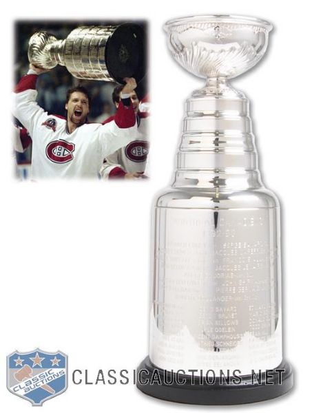 Patrick Roys 1992-93 Montreal Canadiens Stanley Cup Championship Replica Trophy (13")