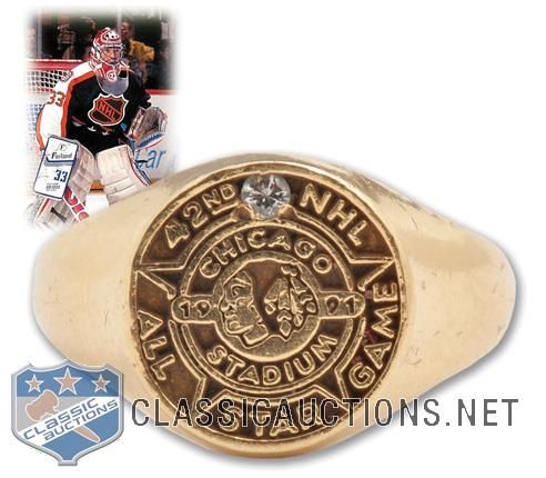 Patrick Roys 1991 NHL All-Star Game 14K Gold and Diamond Ring