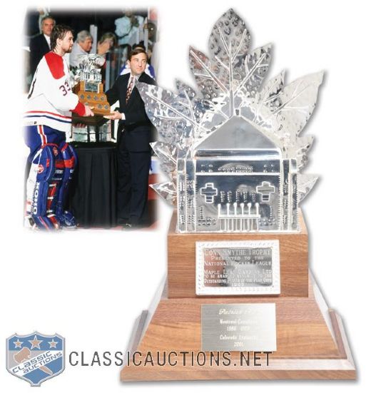 Patrick Roys Conn Smythe Commemorative Replica Trophy (14 1/2")