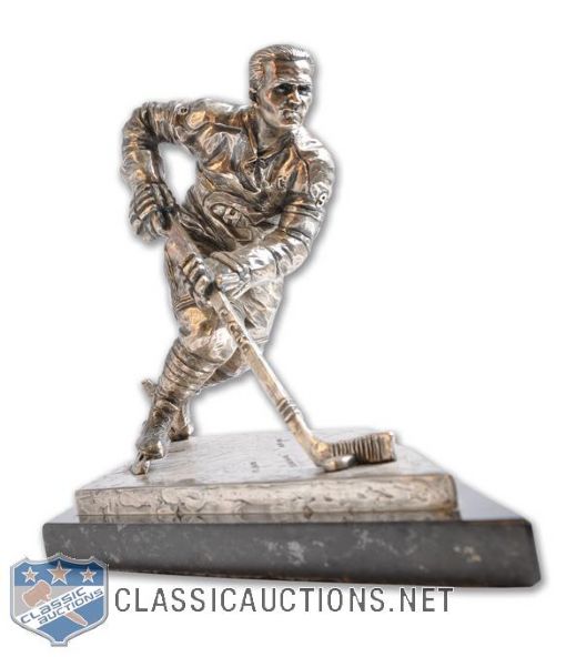 Maurice Richard Limited-Edition "Never Give Up" Silver Statue (9")