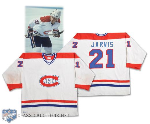 Doug Jarvis 1979 Montreal Canadiens Stanley Cup Finals Game-Worn Jersey - 25+ Team Repairs!