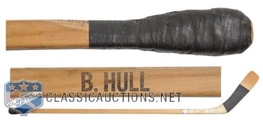 Bobby Hulls Early-1970s Winnipeg Jets Game-Used Stick