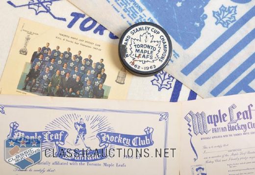 Toronto Maple Leafs 1940s-1960s Memorabilia and Premiums Collection