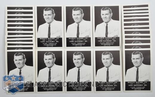 Maurice Richard Personal and Business Memorabilia Collection of 450+