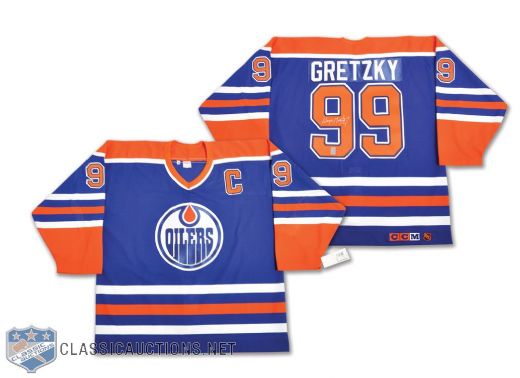 Wayne Gretzky Signed Edmonton Oilers Away Jersey from WGA