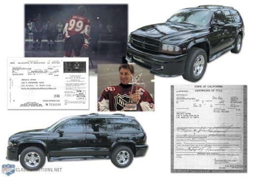 Wayne Gretzkys 1999 NHL All-Star Game MVP Dodge Durango Truck