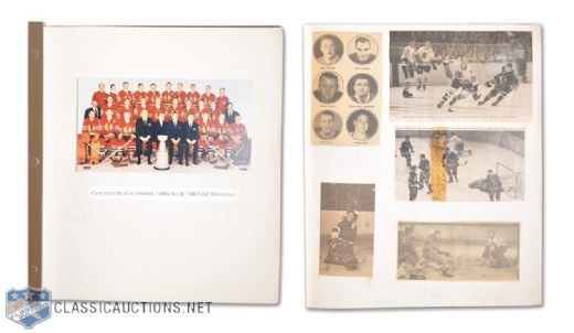 1960-61 and 1961-62 Chicago Black Hawks Scrapbook