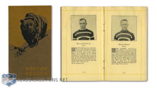 1926-27 Boston Bruins Yearbook
