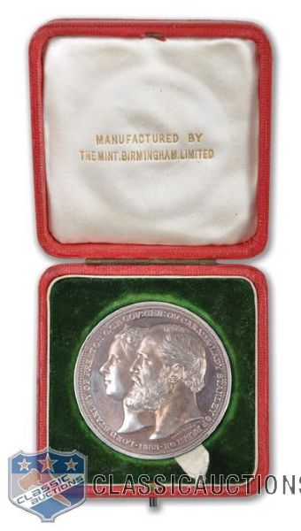 1888 Lady and Lord Stanley Silver Medal in Original Box