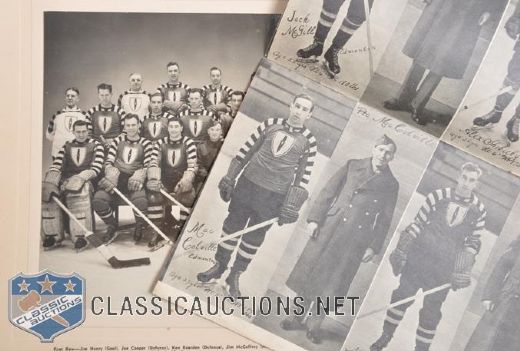 Ottawa Commandos 1943 Allan Cup Champions Team Photo and 1941-42 Guide