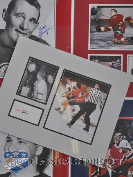Collection of 39 NHL Stars Signed Matted Displays